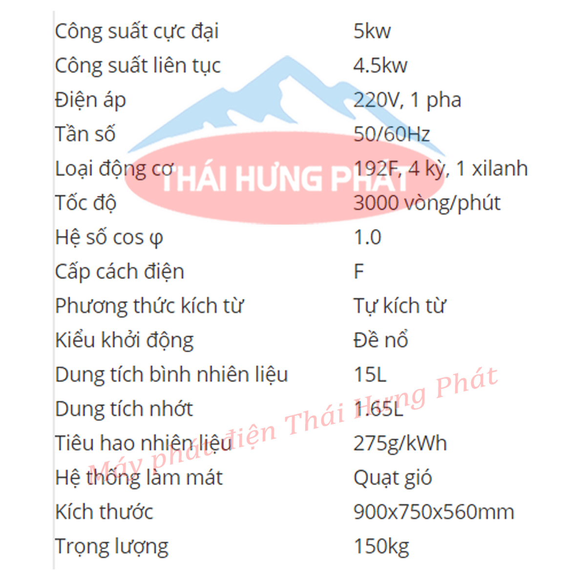Máy Phát Điện Chạy Dầu Benly BL6800 (5kW)