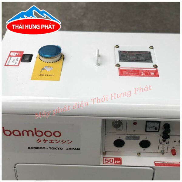Máy phát điện Bamboo 8000EDC có đề (6kW)