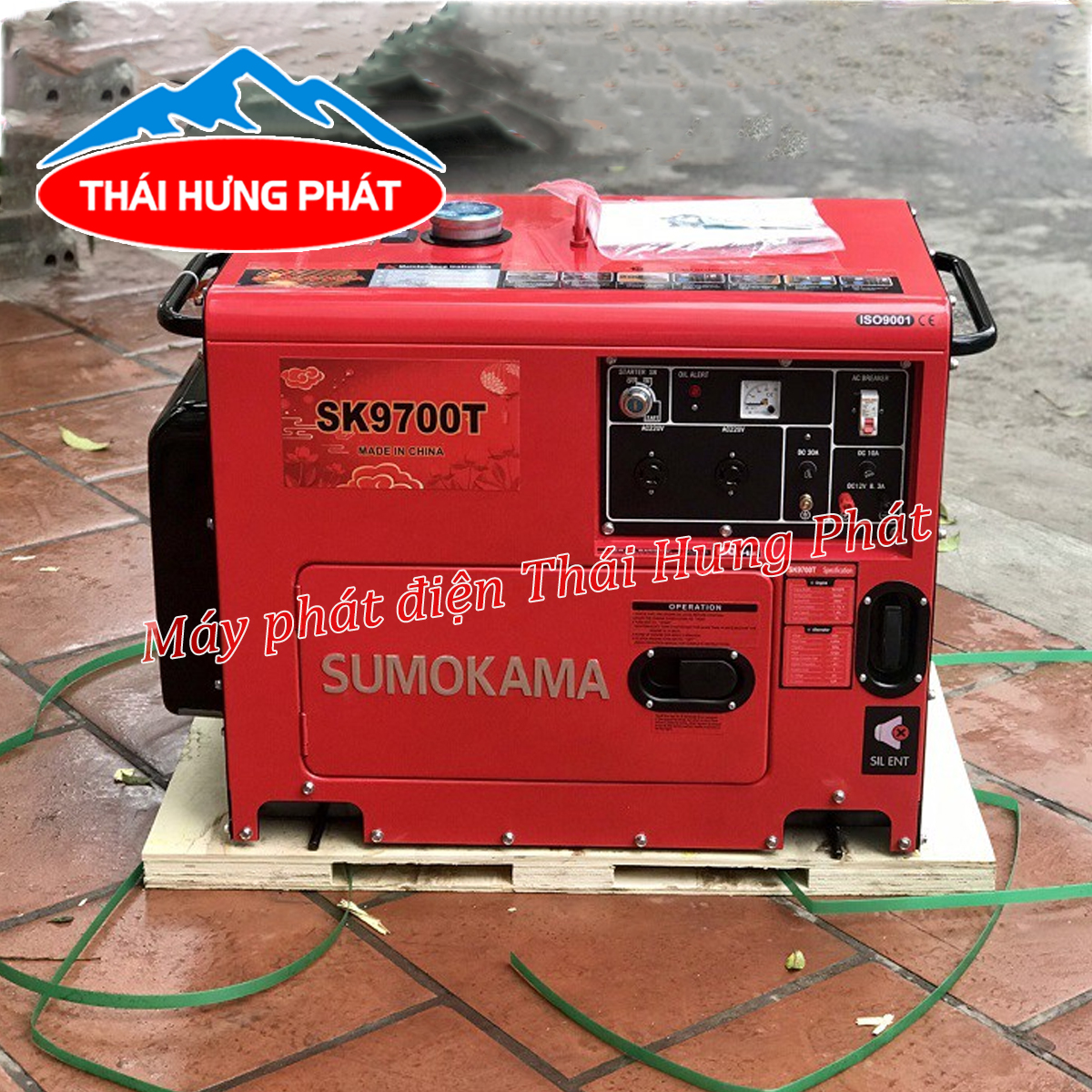 Máy phát điện Sumokama SK9700T 6kW chạy dầu