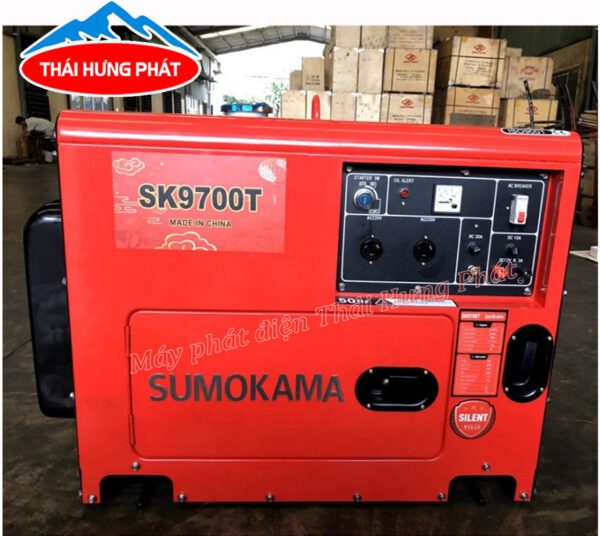 Máy phát điện Sumokama SK9700T chạy dầu 6kW