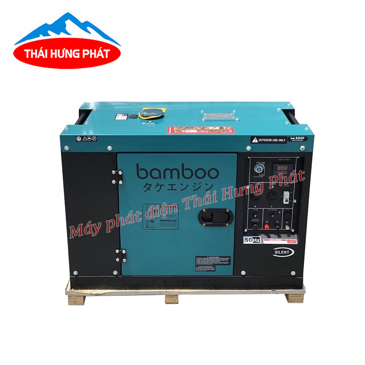 Máy phát điện Bamboo 9800ET 8kW chạy dầu