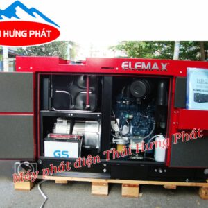 Máy phát điện công nghiệp Elemax SH15D 3 pha chạy dầu 15kVA