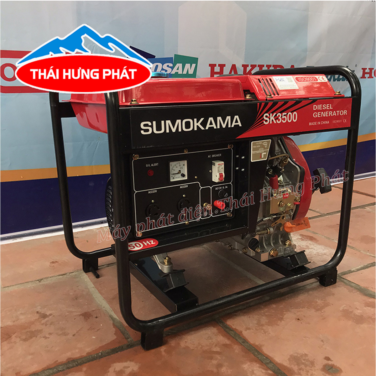 Máy phát điện Sumokama 3kW SK3500 chạy dầu