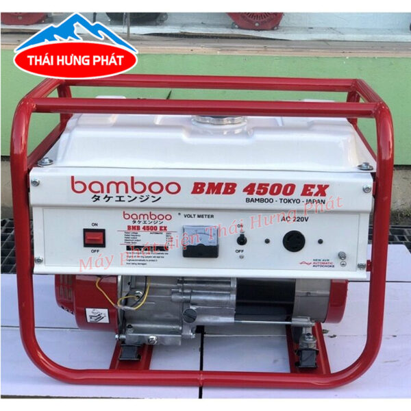 Máy phát điện có đề Bamboo BMB 4500EX 3.5kW chạy xăng 