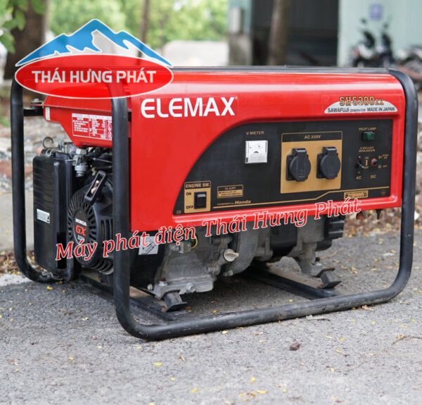 Máy phát điện Elemax SH5300EX chạy xăng 4.7kVA