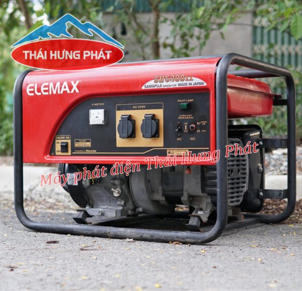 Máy phát điện Elemax SH5300EX chạy xăng 4.7kVA