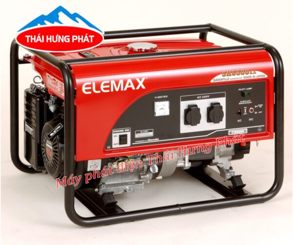 Máy phát điện chạy xăng 5.8kVA Elemax SH6500EXS