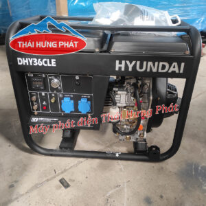Máy phát điện chạy dầu Hyundai DHY36CLE (2.7kVA – 3kVA)