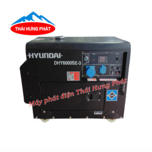 Máy phát điện chạy dầu 6.9kVA Hyundai DHY6000SE-3 