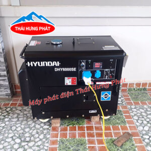 Máy phát điện 5kVA Hyundai DHY6000SE chạy dầu