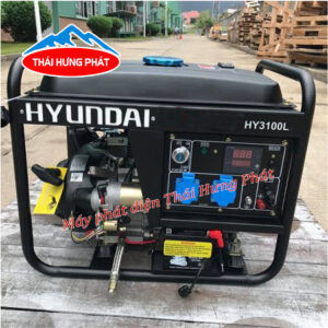 Máy phát điện Hyundai 2.5kVA HY3100L chạy xăng