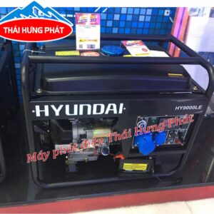 Máy phát điện chạy xăng 6.6kVA Hyundai HY9000LE 