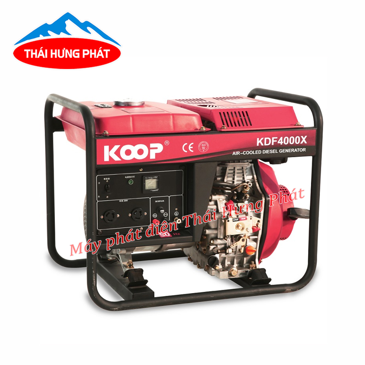 Máy phát điện Koop KDF4000X chạy dầu 3kW