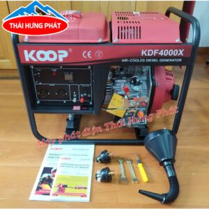 Máy phát điện Koop KDF4000X chạy dầu 3kW