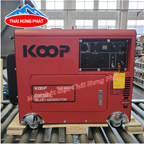 máy phát điện Koop KDF7500Q chống ồn chạy dầu 5kW