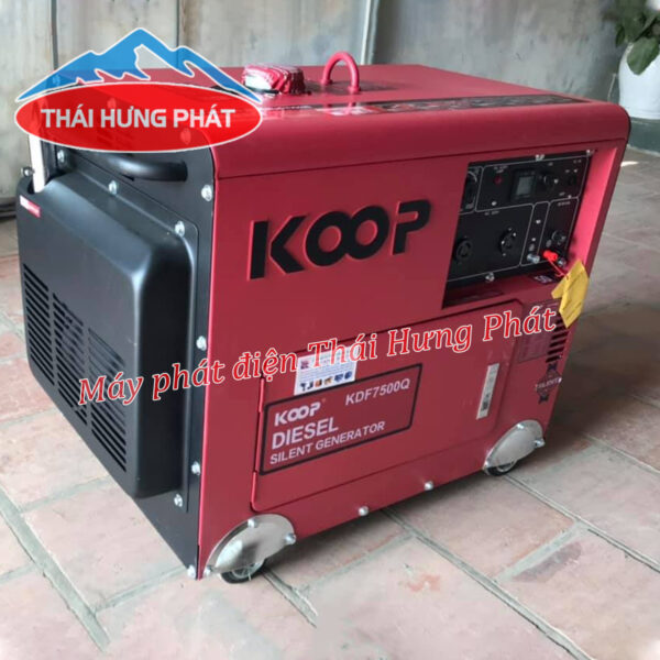 máy phát điện Koop KDF7500Q chống ồn chạy dầu 5kW