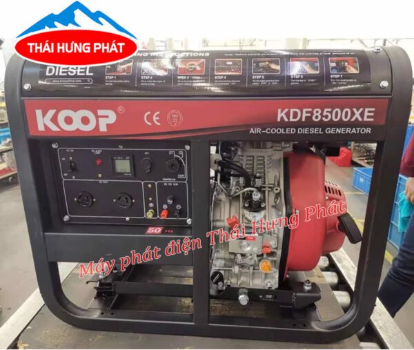 Máy phát điện Koop KDF8500XE chạy dầu 6kW