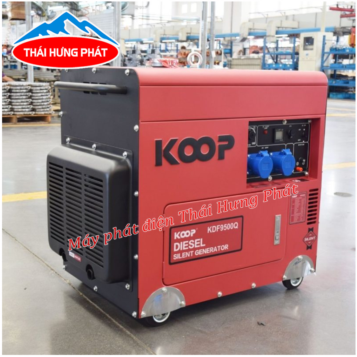 máy phát điện Koop KDF9500Q chạy dầu 7kW