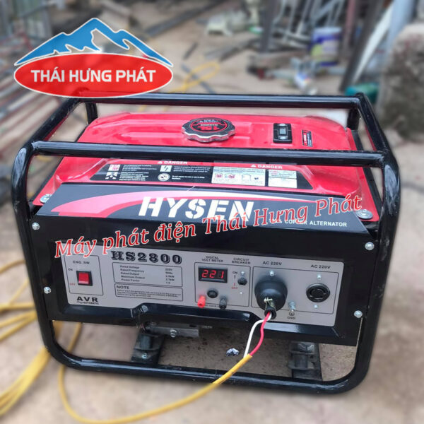 Máy phát điện chạy xăng HS2800E 2kW Hysen