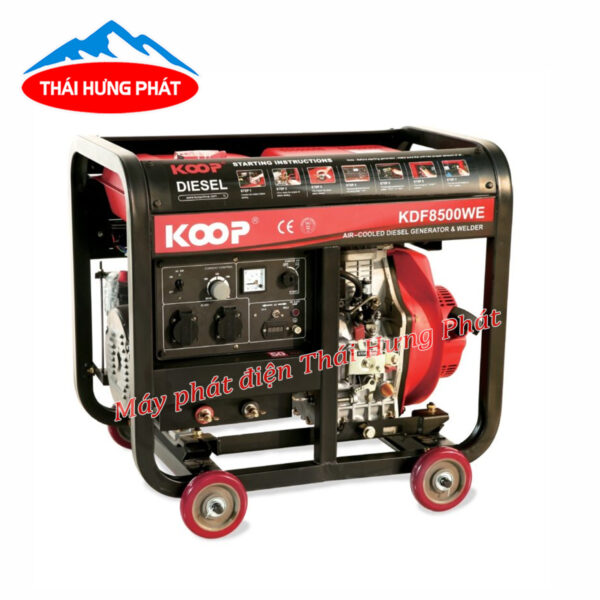 Máy phát hàn Koop KDF8500WE chạy dầu 7kW