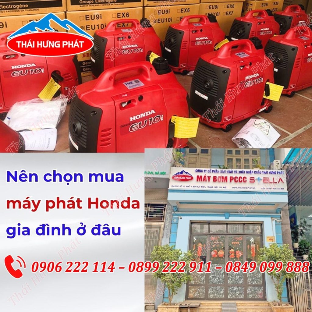 Địa chỉ mua máy phát điện Honda gia đình chính hãng, giá tốt
