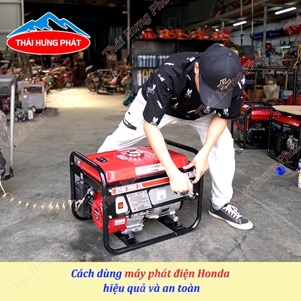 Dùng máy phát điện Honda như thế nào để có hiệu quả cao?