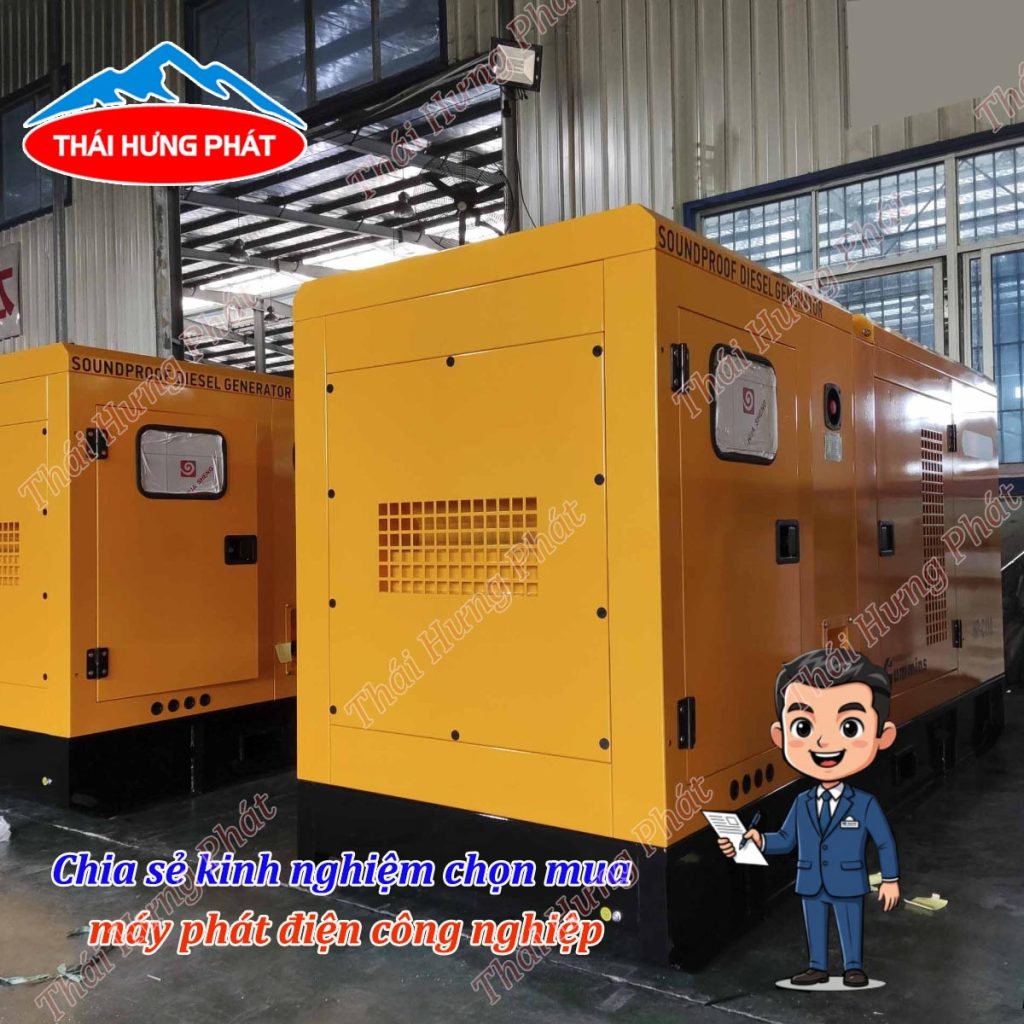 Kinh nghiệm khi đi mua máy phát điện công nghiệp