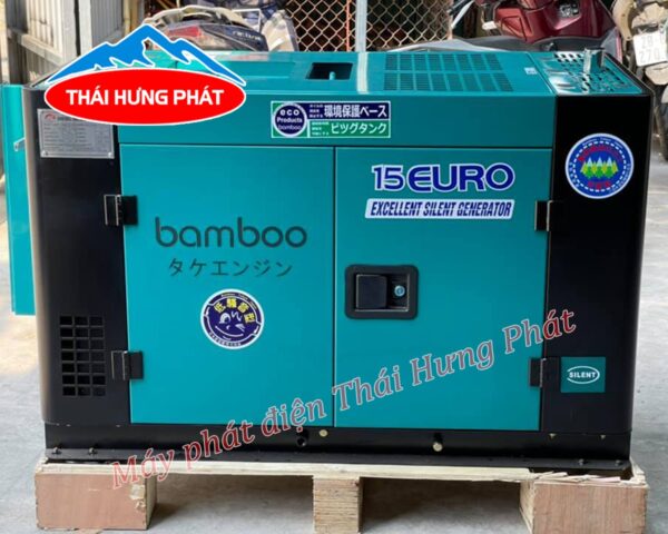 Máy phát điện BamBoo BMB 15Euro 15kW chạy dầu (có tủ ATS)