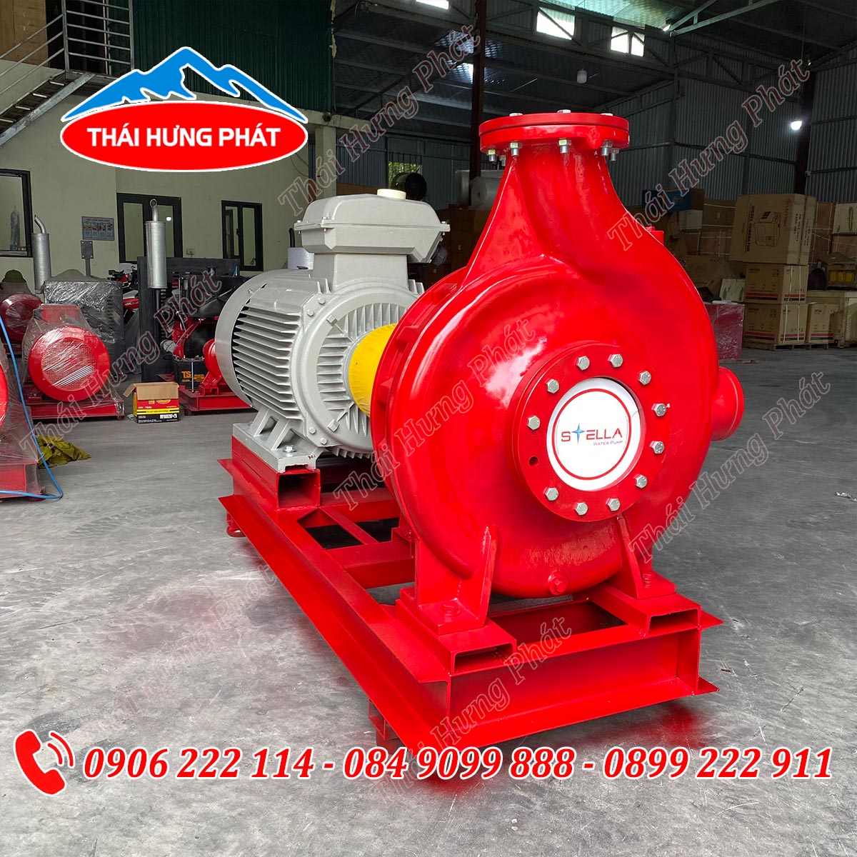 Bơm cứu hỏa điện 160kw Stella STR150-315/160 chính hãng Bơm cứu hỏa điện 160kw Stella STR150-315/160 chính hãng