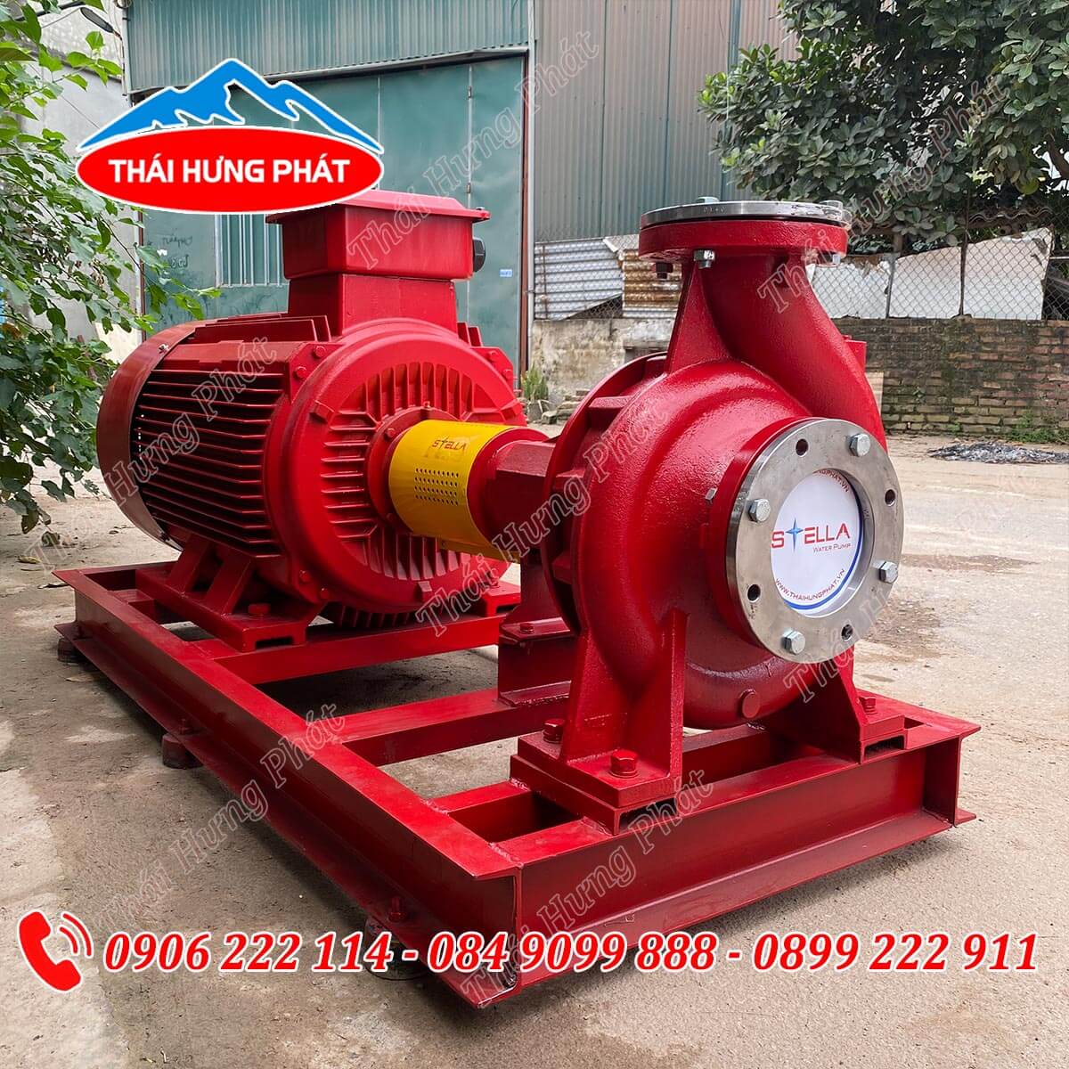 Máy bơm PCCC điện Stella STR65-31575 75kW (100HP) trục rời Máy bơm PCCC điện Stella STR65-315/75 75kW (100HP) trục rời