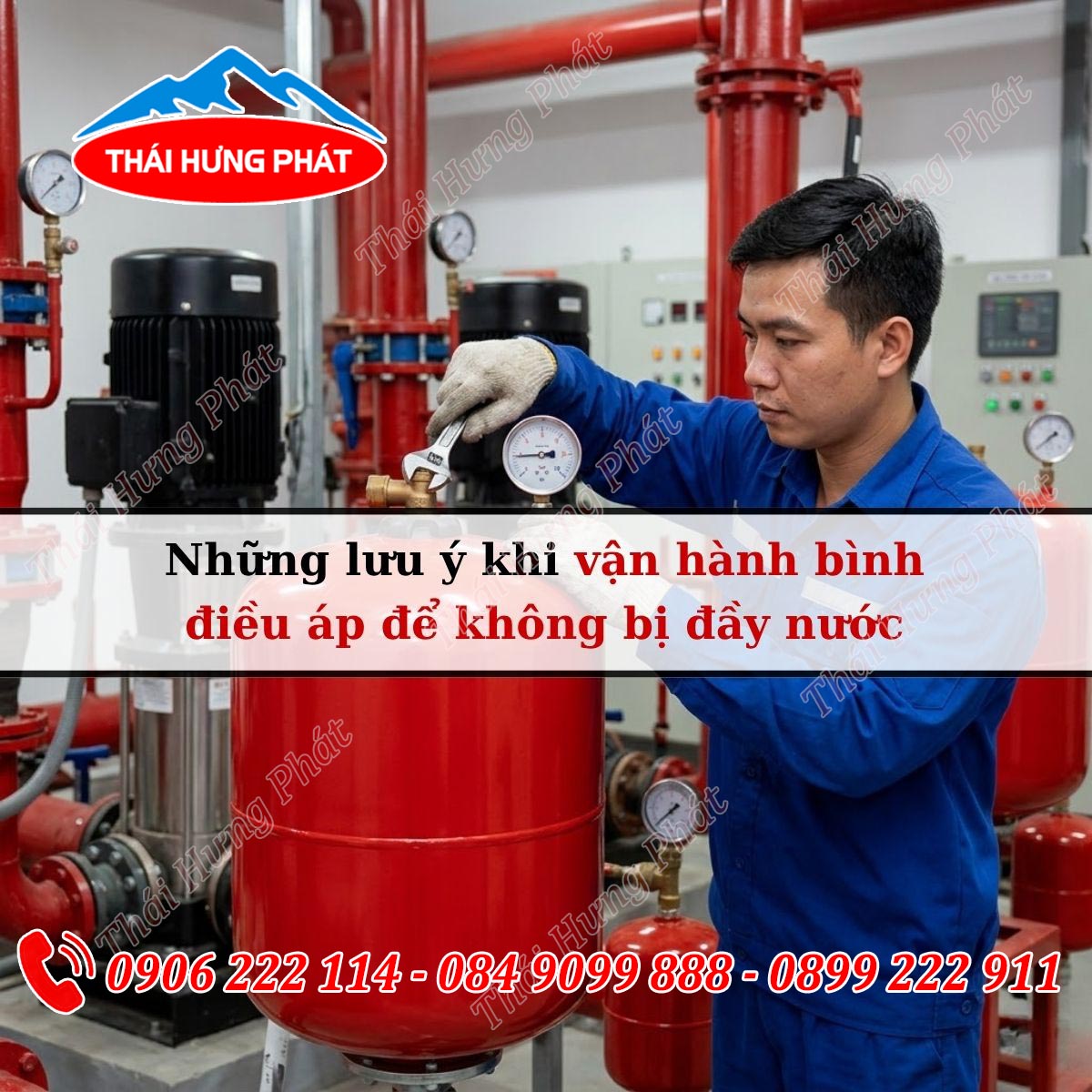 Bình tích áp bị đầy nước: Nguyên nhân và hướng xử lý hiệu quả