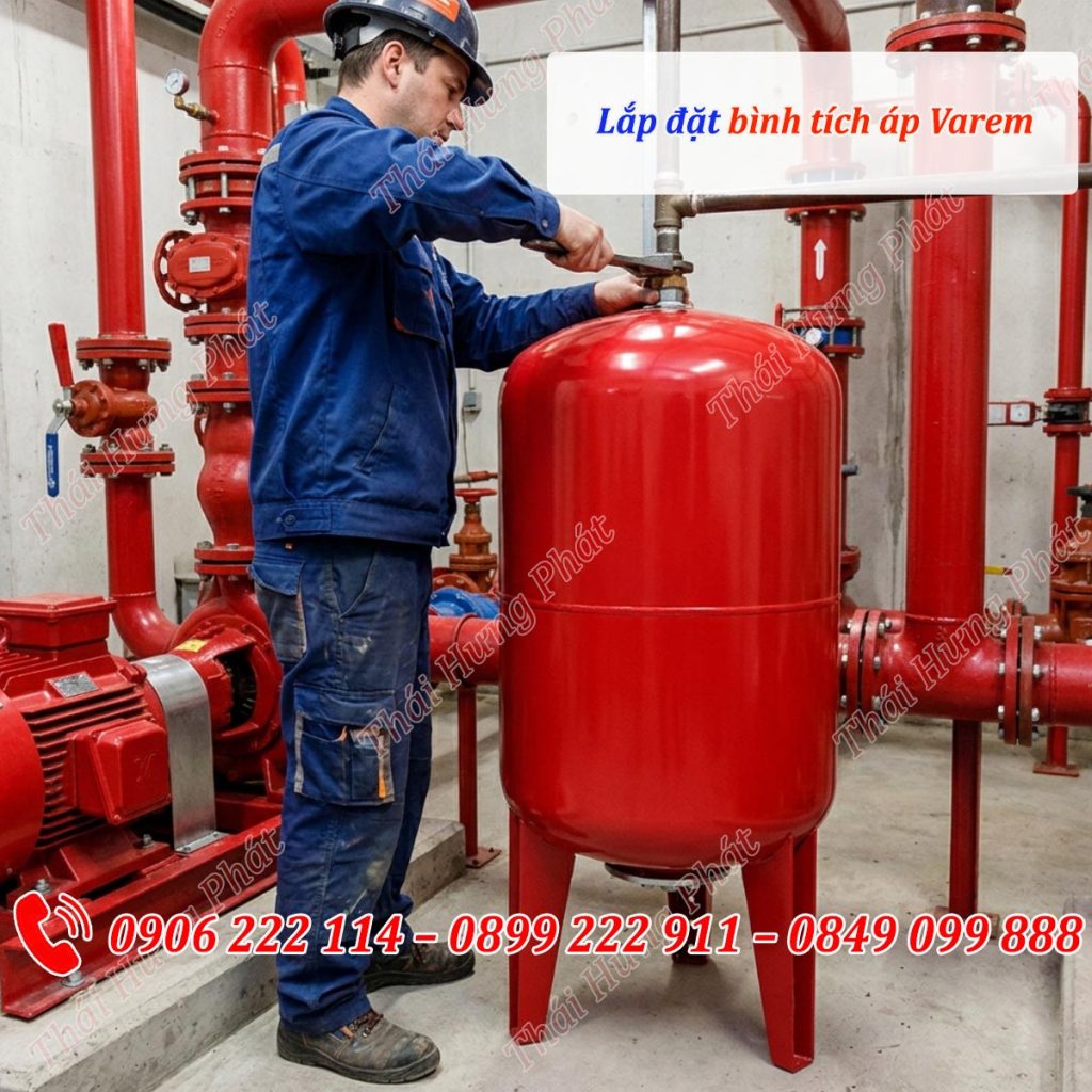 Hướng dẫn lắp đặt và sử dụng bình tích áp Varem