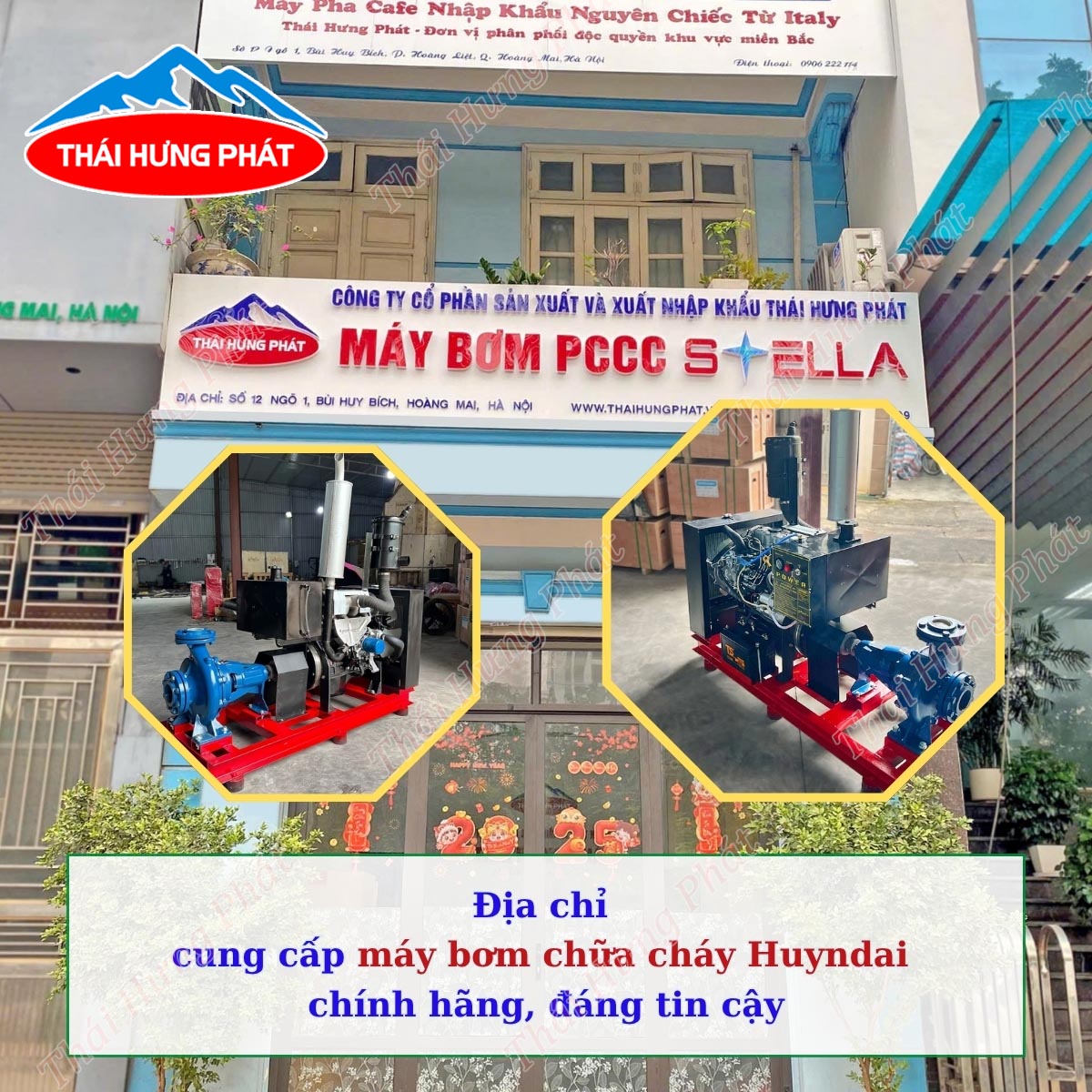 Địa chỉ cung cấp máy bơm chữa cháy Hyundai chính hãng, uy tín