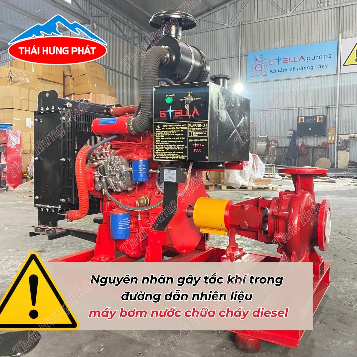 Vì sao đường dẫn nhiên liệu máy bơm nước chữa cháy diesel bị tắc khí? Vì sao đường dẫn nhiên liệu máy bơm nước chữa cháy diesel bị tắc khí?
