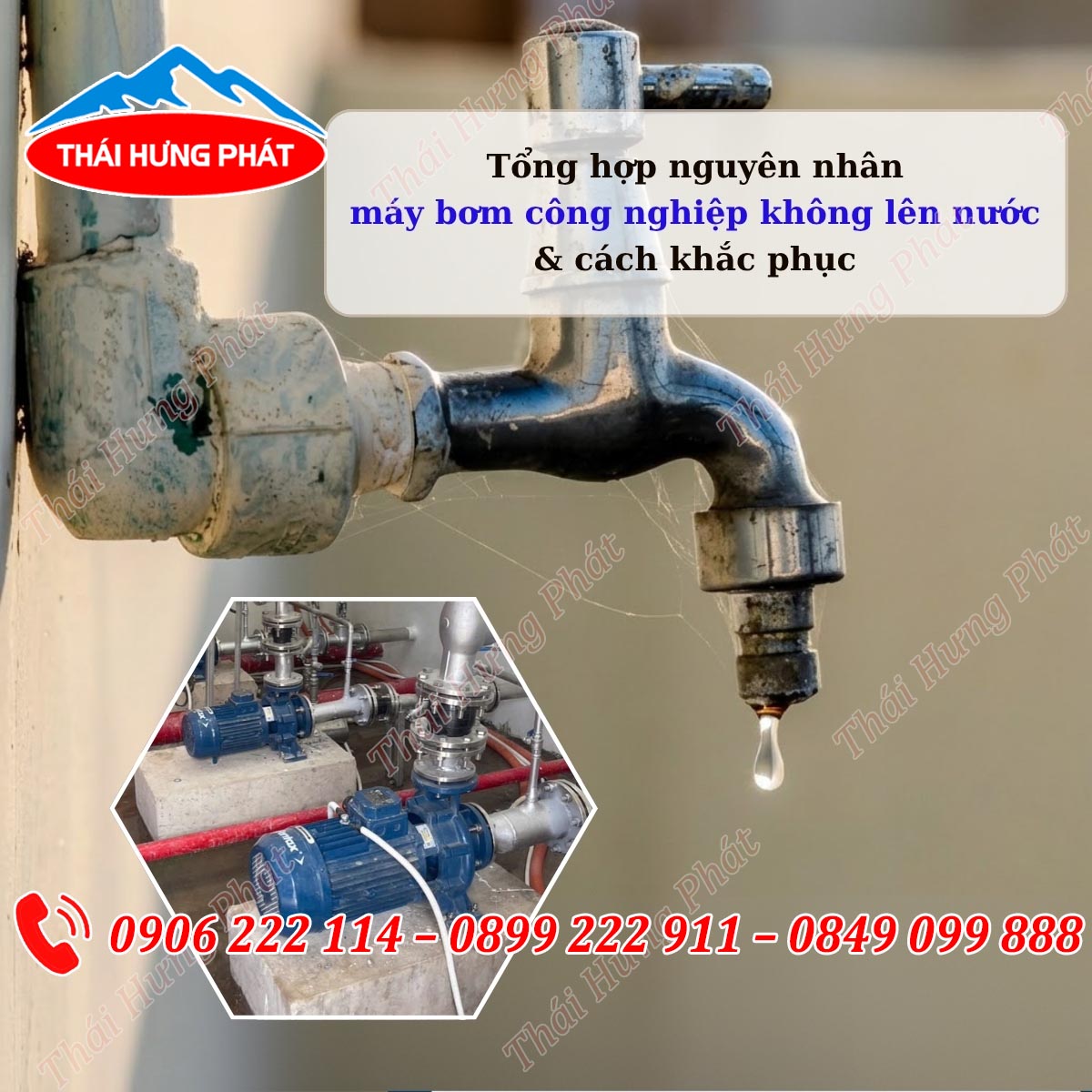 Tổng hợp nguyên nhân máy bơm công nghiệp không lên nước & cách khắc phục Tổng hợp nguyên nhân máy bơm công nghiệp không lên nước & cách khắc phục
